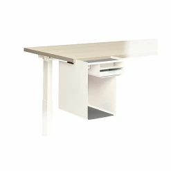 ASAP Allsteel Radii L Undermount File Cabinet, White (AUCL15N002)