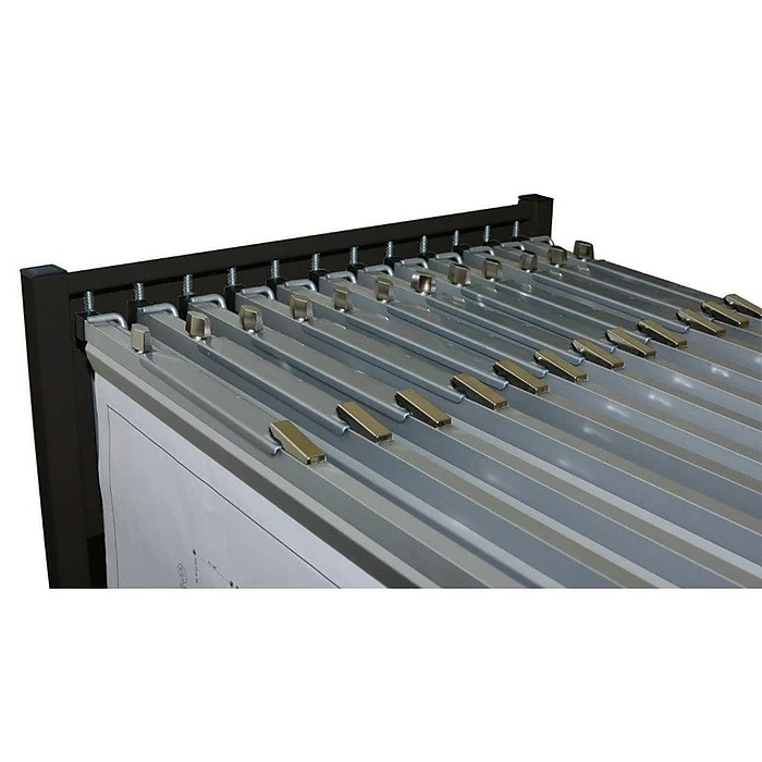 AdirOffice 12 Bracket Vertical File Rolling Stand For Blueprints, Black (613-BLK) 4 AdirOffice 12 Bracket Vertical File Rolling Stand For Blueprints, Black (613-BLK) - Image 2