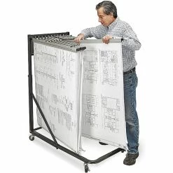 AdirOffice 12 Bracket Vertical File Rolling Stand For Blueprints, Black (613-BLK) 13 AdirOffice 12 Bracket Vertical File Rolling Stand For Blueprints, Black (613-BLK) -File Cabinets Shop unnamed file 1764
