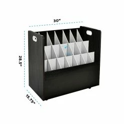 AdirOffice 21-Slot Roll File Cabinet, Mobile, Black, 30", 2/Pack (625-BLK-2PK) -File Cabinets Shop unnamed file 1785