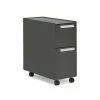 ASAP Allsteel Radii 2-Drawer Mobile File Cabinet, Box/File, Letter/Legal, Flint, 10"W (APGMBS249TFN001) -File Cabinets Shop unnamed file 1803