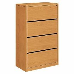 HON® 10500 Series Office Collection In Harvest, 4-Drawer Lateral File
