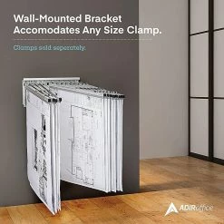 AdirOffice Pivot Wall Rack For Blueprints, White (617-WHI) -File Cabinets Shop unnamed file 1819