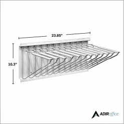 AdirOffice Pivot Wall Rack For Blueprints, White (617-WHI) -File Cabinets Shop unnamed file 1824