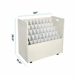 AdirOffice 50-Slot Roll File Cabinet, Mobile, White, 30", 2/Pack (626-WHI-2PK) 9 AdirOffice 50-Slot Roll File Cabinet, Mobile, White, 30", 2/Pack (626-WHI-2PK) -File Cabinets Shop unnamed file 1832
