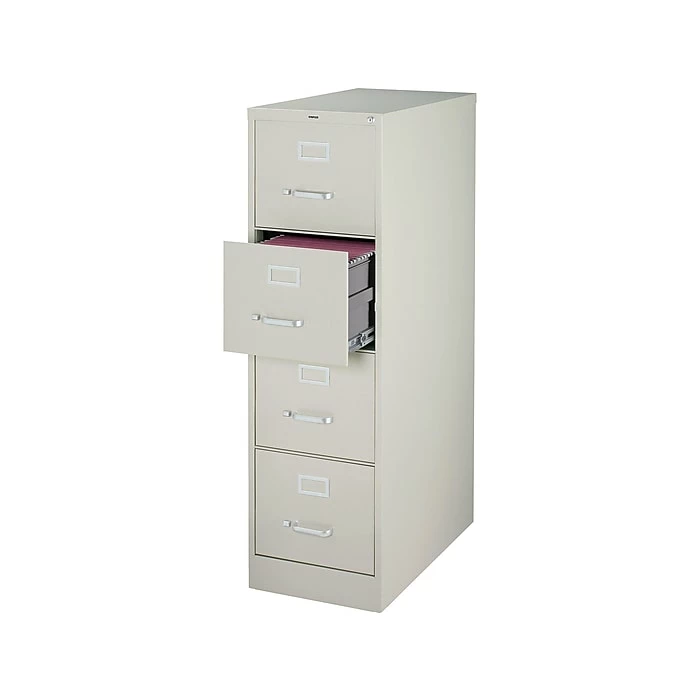 Staples Commercial 4 File Drawer Vertical File Cabinet, Locking, Putty/Beige, Letter, 26.5"D (13443D) 5 Staples Commercial 4 File Drawer Vertical File Cabinet, Locking, Putty/Beige, Letter, 26.5"D (13443D) - Image 3