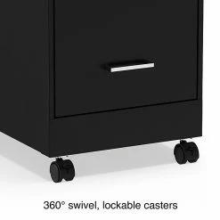 Staples 3-Drawer Vertical File Cabinet, Locking, Letter, Black, 19"D (52156) -File Cabinets Shop unnamed file 1908