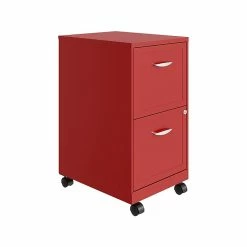 Staples 2-Drawer Light Duty Vertical File Cabinet, Locking, Letter, Blue, 18" (24362) -File Cabinets Shop unnamed file 1932