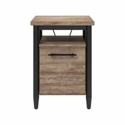 Thomasville Furniture Thomasville Breslyn 1-Drawer Vertical File Cabinet, Assembled, Letter/Legal, Crosscut Hickory, 20"D (SPLS-BRDF-TV)