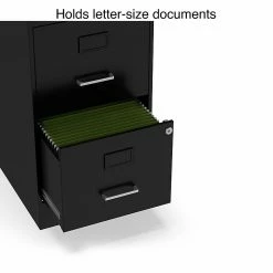 Staples 2-Drawer Light Duty Vertical File Cabinet, Locking, Letter, Black, 18"D (52142) -File Cabinets Shop unnamed file 2007