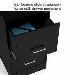 Staples 2-Drawer Light Duty Vertical File Cabinet, Locking, Letter, Black, 22"D (52153) 13 Staples 2-Drawer Light Duty Vertical File Cabinet, Locking, Letter, Black, 22"D (52153) -File Cabinets Shop unnamed file 2027