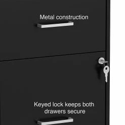 Staples 2-Drawer Light Duty Vertical File Cabinet, Locking, Letter, Black, 22"D (52153) 14 Staples 2-Drawer Light Duty Vertical File Cabinet, Locking, Letter, Black, 22"D (52153) -File Cabinets Shop unnamed file 2028
