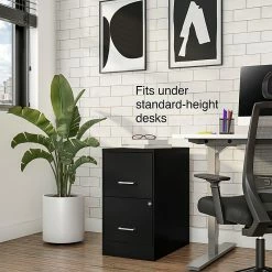 Staples 2-Drawer Light Duty Vertical File Cabinet, Locking, Letter, Black, 22"D (52153) 17 Staples 2-Drawer Light Duty Vertical File Cabinet, Locking, Letter, Black, 22"D (52153) -File Cabinets Shop unnamed file 2031