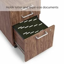 Union & Scale™ Essentials 3-Drawer Vertical File Cabinet, Mobile/Pedestal, Letter/Legal, Espresso, 21" (UN56981) 12 Union & Scale™ Essentials 3-Drawer Vertical File Cabinet, Mobile/Pedestal, Letter/Legal, Espresso, 21" (UN56981) -File Cabinets Shop unnamed file 2080