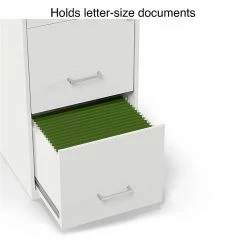 Staples 3-Drawer Light Duty Vertical File Cabinet, Locking, Letter, White, 18"D (52144) -File Cabinets Shop unnamed file 2091