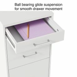 Staples 3-Drawer Light Duty Vertical File Cabinet, Locking, Letter, White, 18"D (52144) -File Cabinets Shop unnamed file 2092