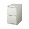 Staples 2-Drawer Vertical File Cabinet, Locking, Letter, Gray, 19.88"D (25177D)