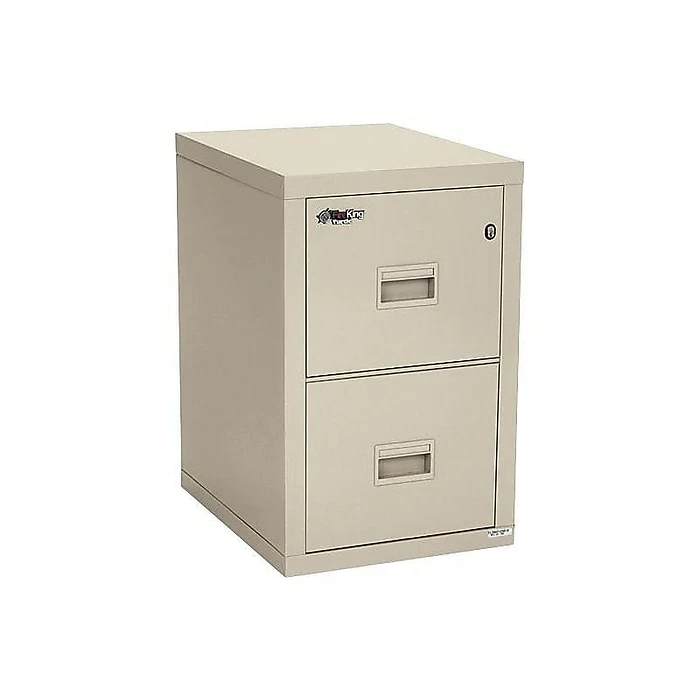FireKing Turtle 2-Drawer Vertical File Cabinet, Fire Resistant, Letter/Legal, Beige, 22.13"D DOCK (2R1822-CPA) 5 FireKing Turtle 2-Drawer Vertical File Cabinet, Fire Resistant, Letter/Legal, Beige, 22.13"D DOCK (2R1822-CPA) - Image 3