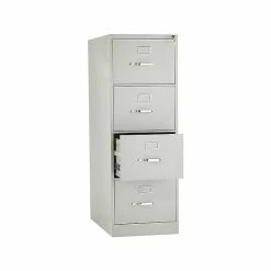 HON 310 Series 4-Drawer Vertical File Cabinet, Locking, Legal, Gray, 26.5"D (H314C.P.Q) -File Cabinets Shop unnamed file 2124