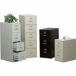 HON 310 Series 4-Drawer Vertical File Cabinet, Locking, Legal, Gray, 26.5"D (H314C.P.Q) -File Cabinets Shop unnamed file 2125