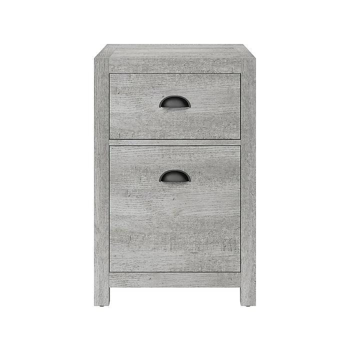 Whalen Fallbrook 2-Drawer Vertical File Cabinet, Letter/Legal, Smoked Ash, 20" (SPUS-FBSF-GM) 4 Whalen Fallbrook 2-Drawer Vertical File Cabinet, Letter/Legal, Smoked Ash, 20" (SPUS-FBSF-GM) - Image 2