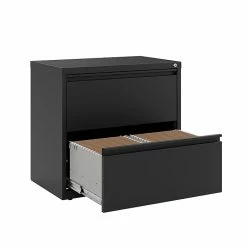 Staples Commercial 2 File Drawer Lateral File Cabinet, Assembled, Black, Letter/Legal, 30"W (20068D) -File Cabinets Shop unnamed file 221