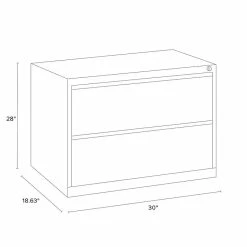 Staples Commercial 2 File Drawer Lateral File Cabinet, Assembled, Black, Letter/Legal, 30"W (20068D) -File Cabinets Shop unnamed file 222