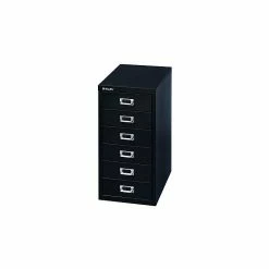 Bisley® 6-Drawer Steel Vertical File Cabinet, Black, Letter/A4 (MD6-BK) -File Cabinets Shop unnamed file 2242