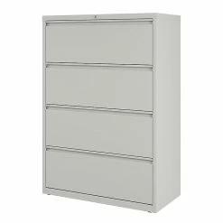 Staples 4-Drawer Lateral File Cabinet, Locking, Letter/Legal, Gray, 36"W (20299D) 14 Staples 4-Drawer Lateral File Cabinet, Locking, Letter/Legal, Gray, 36"W (20299D) -File Cabinets Shop unnamed file 225