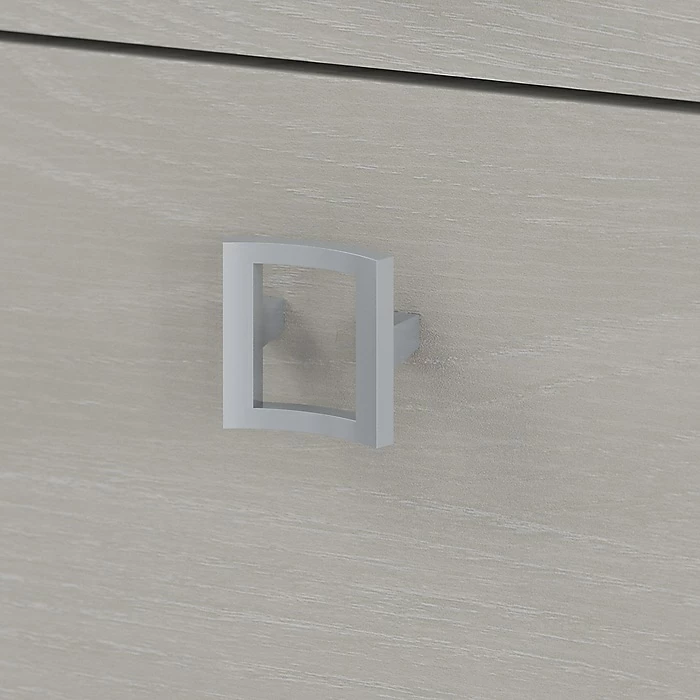 Office By Kathy Ireland® Echo 3-Drawer Mobile File Cabinet, Letter, Gray Sand, 16" (KI60201-03) 8 Office By Kathy Ireland® Echo 3-Drawer Mobile File Cabinet, Letter, Gray Sand, 16" (KI60201-03) - Image 6