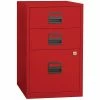 Bisley 3 Drawer Vertical File, Red, Letter, 17''W (FILE3-RD) -File Cabinets Shop unnamed file 2294