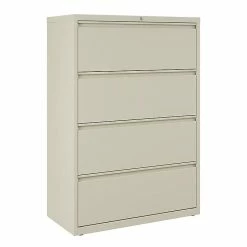 Staples 4-Drawer Lateral File Cabinet, Locking, Letter/Legal, Gray, 36"W (20299D) 19 Staples 4-Drawer Lateral File Cabinet, Locking, Letter/Legal, Gray, 36"W (20299D) -File Cabinets Shop unnamed file 230