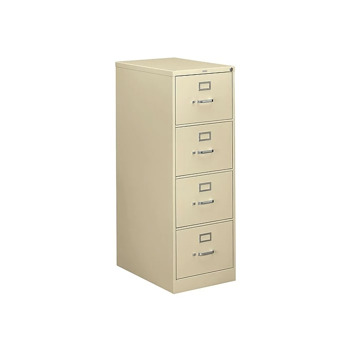 HON 310 Series 4-Drawer Vertical File Cabinet, Locking, Legal, Putty/Beige, 26.5"D (H314C.P.L) 3 HON 310 Series 4-Drawer Vertical File Cabinet, Locking, Legal, Putty/Beige, 26.5"D (H314C.P.L)