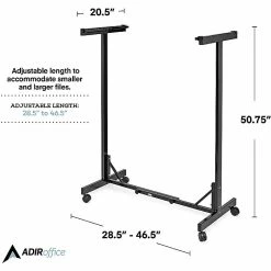 AdirOffice Expandable Mobile Plan Center Black For Blueprints (615-BLK) -File Cabinets Shop unnamed file 2329