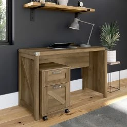 Kathy Ireland® Home By Bush Furniture 2-Drawer Vertical File Cabinet, Mobile, Letter/Legal, Reclaimed Pine, 17" -File Cabinets Shop unnamed file 2351