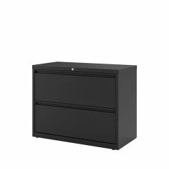 Staples Commercial 2 File Drawer Lateral File Cabinet, Locking, Black, Letter/Legal, 36"W (20054D) -File Cabinets Shop unnamed file 236