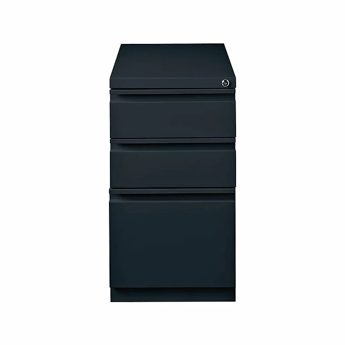 Staples 3-Drawer Vertical File Cabinet, Locking, Black, Letter, 22.88"D (25170D) 4 Staples 3-Drawer Vertical File Cabinet, Locking, Black, Letter, 22.88"D (25170D) - Image 2