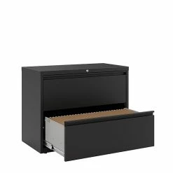 Staples Commercial 2 File Drawer Lateral File Cabinet, Locking, Black, Letter/Legal, 36"W (20054D) -File Cabinets Shop unnamed file 237