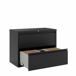 Staples Commercial 2 File Drawer Lateral File Cabinet, Locking, Black, Letter/Legal, 36"W (20054D) -File Cabinets Shop unnamed file 238