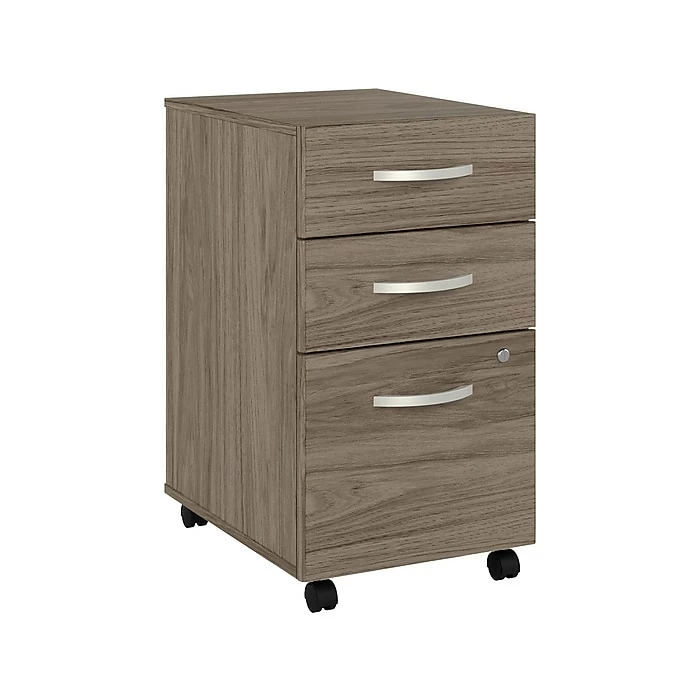 Bush Business Furniture Studio C 3 Drawer Mobile File Cabinet, Modern Hickory (SCF216MHSU) 3 Bush Business Furniture Studio C 3 Drawer Mobile File Cabinet, Modern Hickory (SCF216MHSU)