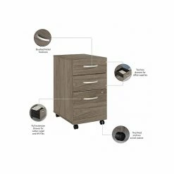 Bush Business Furniture Studio C 3 Drawer Mobile File Cabinet, Modern Hickory (SCF216MHSU) 12 Bush Business Furniture Studio C 3 Drawer Mobile File Cabinet, Modern Hickory (SCF216MHSU) -File Cabinets Shop unnamed file 2382