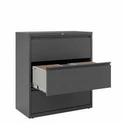 Staples 3-Drawer Lateral File Cabinet, Locking, Letter/Legal, Charcoal, 36"W (26823D-CC) -File Cabinets Shop unnamed file 244