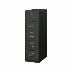 HON 310 Series 5-Drawer Vertical File Cabinet, Locking, Legal, Black, 26.5"D (H315C.P.P) -File Cabinets Shop unnamed file 2470