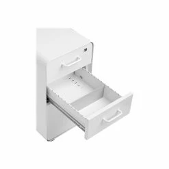 Poppin The Sort-It-Out 3-Drawer Vertical File Cabinet, Locking, Letter/Legal, White, 20" (104742) -File Cabinets Shop unnamed file 2489