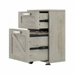 Kathy Ireland® Home By Bush Furniture 2-Drawer Vertical File Cabinet, Mobile, Letter/Legal, Cottage White, 17" 15 Kathy Ireland® Home By Bush Furniture 2-Drawer Vertical File Cabinet, Mobile, Letter/Legal, Cottage White, 17" -File Cabinets Shop unnamed file 2498