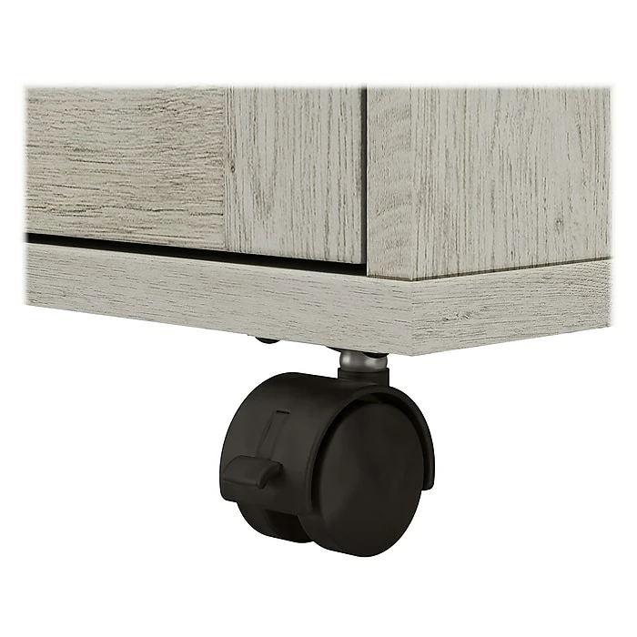 Kathy Ireland® Home By Bush Furniture 2-Drawer Vertical File Cabinet, Mobile, Letter/Legal, Cottage White, 17" 9 Kathy Ireland® Home By Bush Furniture 2-Drawer Vertical File Cabinet, Mobile, Letter/Legal, Cottage White, 17" - Image 7