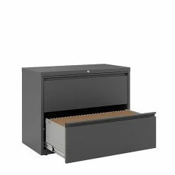 Staples 2-Drawer Lateral File Cabinet, Locking, Letter/Legal, Charcoal, 36"W (26821D) -File Cabinets Shop unnamed file 252
