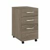 Bush Business Furniture Hybrid 3-Drawer Mobile File Cabinet, Letter/Legal, Modern Hickory, 20" (HYF216MHSU-Z) -File Cabinets Shop unnamed file 2554