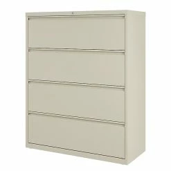 Staples Commercial 4 File Drawers Lateral File Cabinet, Locking, Putty/Beige, Letter/Legal, 42.13"W (20062D) 14 Staples Commercial 4 File Drawers Lateral File Cabinet, Locking, Putty/Beige, Letter/Legal, 42.13"W (20062D) -File Cabinets Shop unnamed file 257