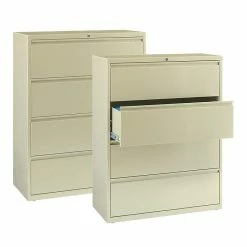Staples Commercial 4 File Drawers Lateral File Cabinet, Locking, Putty/Beige, Letter/Legal, 42.13"W (20062D) 17 Staples Commercial 4 File Drawers Lateral File Cabinet, Locking, Putty/Beige, Letter/Legal, 42.13"W (20062D) -File Cabinets Shop unnamed file 260